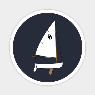 Dyer Dhow Sailboat Magnet
